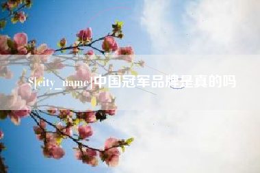 宁波中国冠军品牌是真的吗