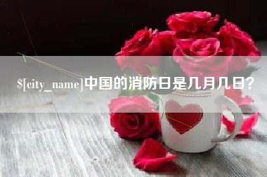 宁波中国的消防日是几月几日？