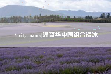 宁波温哥华中国组合滑冰