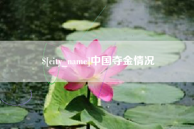 宁波中国夺金情况