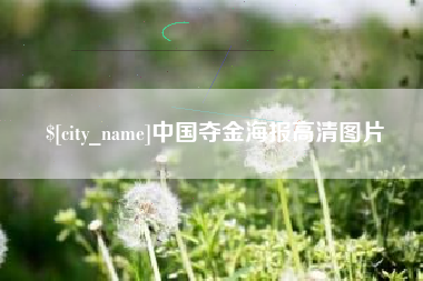 宁波中国夺金海报高清图片