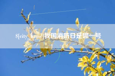 宁波我国消防日是哪一号