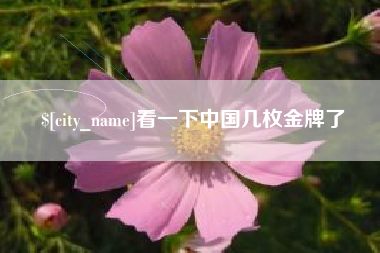 宁波看一下中国几枚金牌了