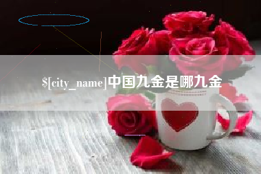 宁波中国九金是哪九金