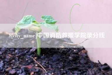 宁波中国消防救援学院录分线