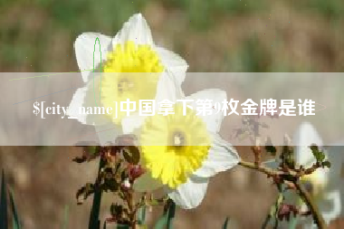 宁波中国拿下第9枚金牌是谁