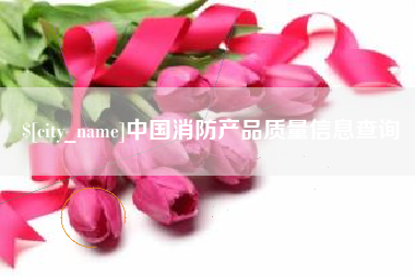 宁波中国消防产品质量信息查询