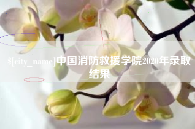宁波中国消防救援学院2020年录取结果