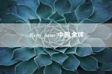 宁波中国,金牌