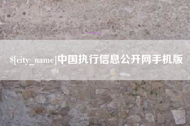 宁波中国执行信息公开网手机版