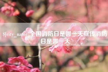 宁波全国消防日是哪一天宣传消防日是哪一天