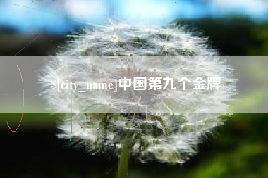 宁波中国第九个金牌