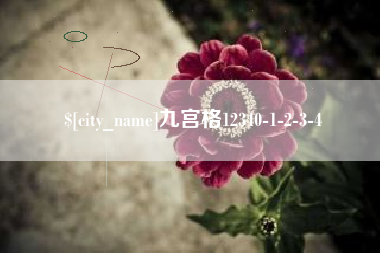 宁波九宫格12340-1-2-3-4