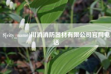 宁波川消消防器材有限公司官网电话