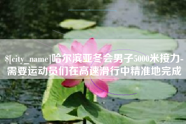 宁波哈尔滨亚冬会男子5000米接力-需要运动员们在高速滑行中精准地完成