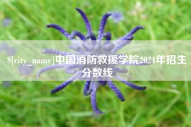 宁波中国消防救援学院2024年招生分数线