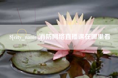 宁波消防网络直播课在哪里看