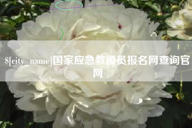 宁波国家应急救援员报名网查询官网