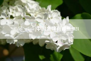 宁波中国金牌有哪些2021