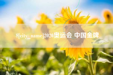宁波2020奥运会 中国金牌
